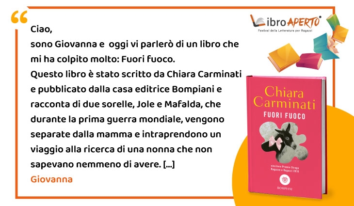 Giovanna ci parla di "Fuori Fuoco" di Chiara Carminati